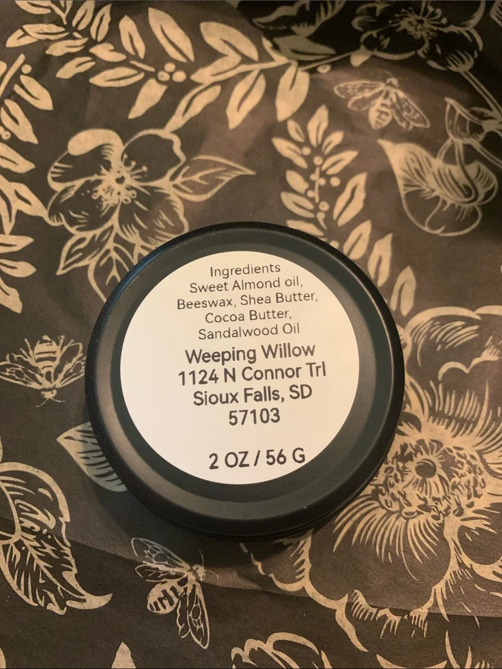 Sandalwood Solid Lotion - Black